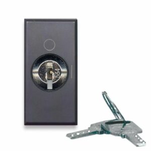 Pulsante a chiave 2P 10AX 250V